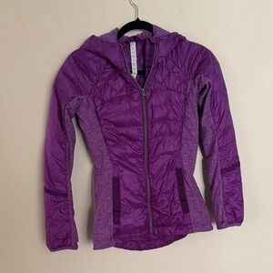 Lululemon Athletica Purple Quilted Jacket